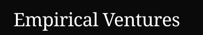Empirical Ventures logo